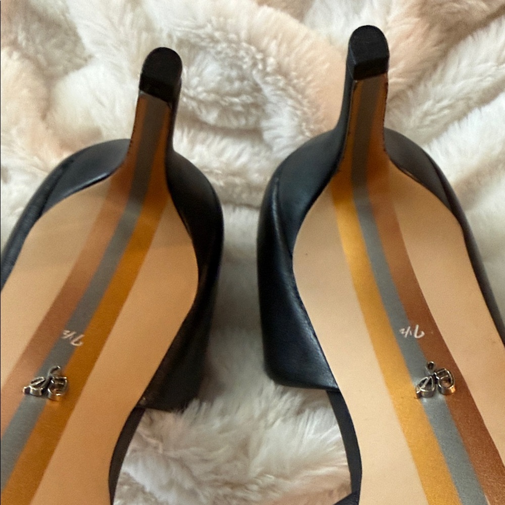 NWT Sam Edelman Black D'Orsay Heels - Picture 4 of 7